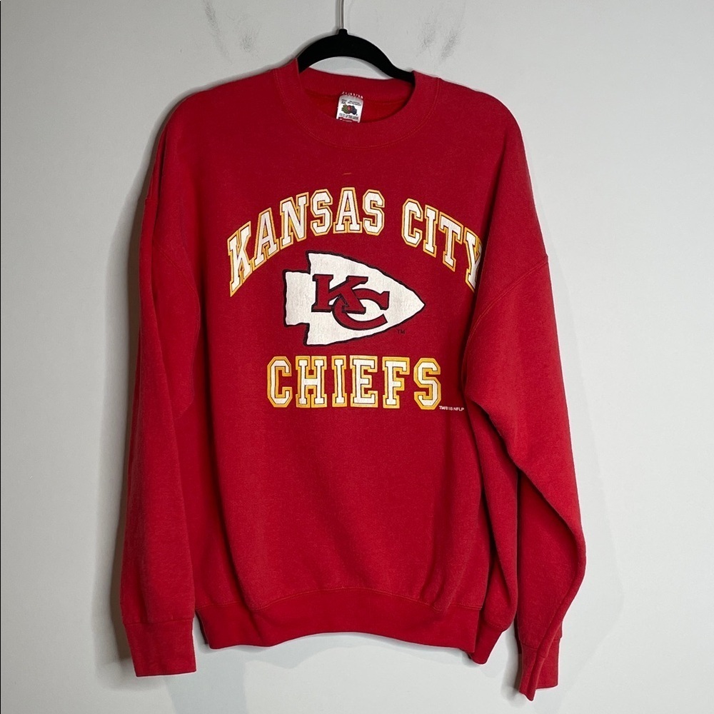 Vintage 1993 Kansas City Chiefs Crewneck Sweatshirt Size XXL